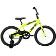 thumbnail interactive-video image 1 of Huffy 18" Rock It Kids' Bike, Fits Riders 3'5" - 4'1", Yellow, Child, Boy's, 1 of 14