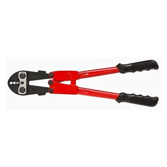 18-IN Swaging Tool, Securing Ferrules and Stops on 1/16 in, 3/32 in, 1/8 in, and 3/16 in. Wire Rope and Cable, Crimper