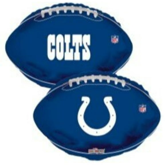 18" INDIANAPOLIS COLTS Football Balloon  Party Supplies Decorations Foil Mylar Balloon