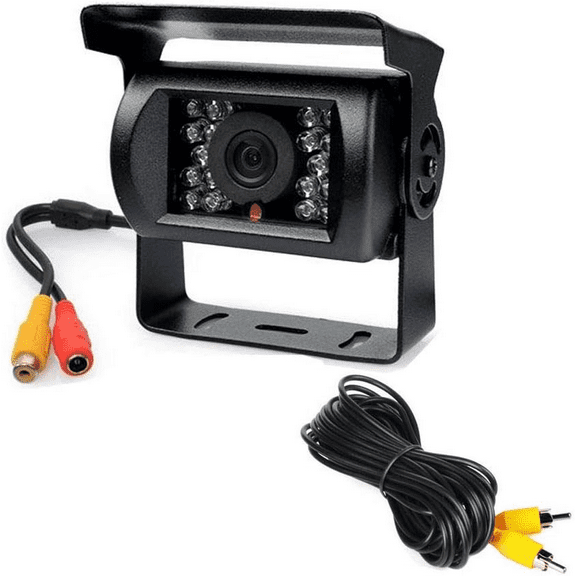 18 IR LED Night Vision Vehicle Car Rear View Reversing Backup Parking Camera Waterproof for Monitor with 10M Video Cable 12V-24V