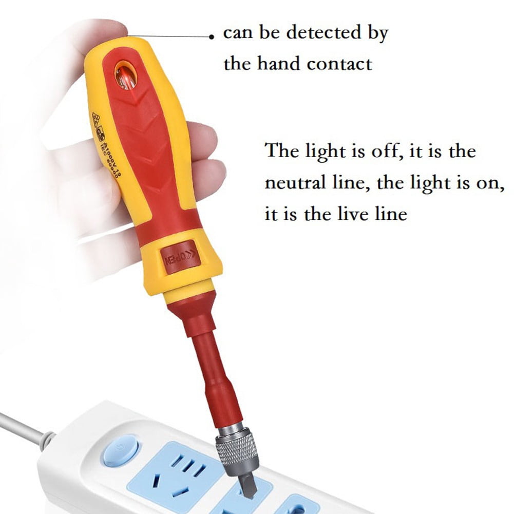 18 In 1 Screwdriver Set 1000V Screwdriver Set Versatile Bits High Voltage Rated Magnetic Feature Bit Length About 2.5 Cm Smile Home