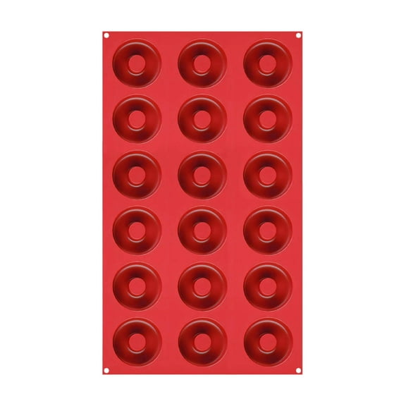 18 In 1 Silicone Donut & Cake Mould - Versatile Baking Tool for Mini Cookies and More