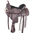thumbnail image 1 of 18 In Western Horse Saddle American Leather Treeless Trail Pleasure Hilason, 1 of 7