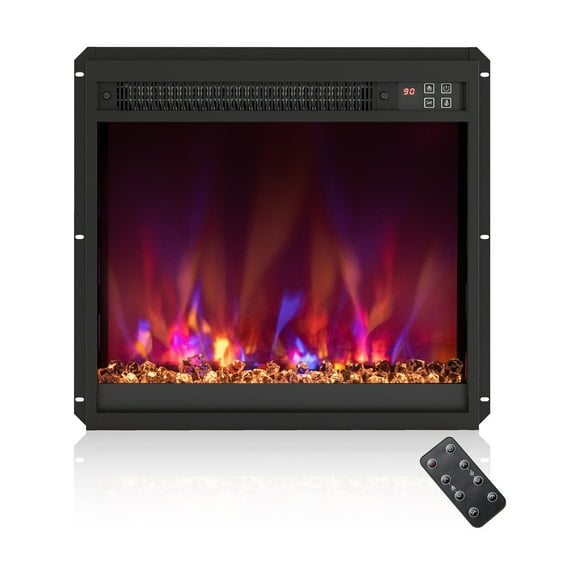 18 Inch 1500W Electric Fireplace Insert with Remote Control