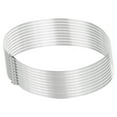 18 Inch 430 Stainless Steel Duct Clamps, 10 Pcs Adjustable Hose Clamps ...