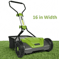 thumbnail image 1 of GASKY 16 Inch 5 Blade Push Reel Lawn Mower, 5-Blade, Green, 1 of 12
