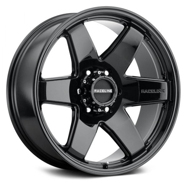 18" Inch 6x139.7 Wheel Rim Raceline 942B ADDICT 18x8 +15mm Gloss Black