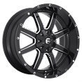thumbnail image 1 of 18" Inch 6x4.72/5.5 Wheel Rim FUEL 1PC D610 MAVERICK 18x9 +20mm Black Mill, 1 of 1