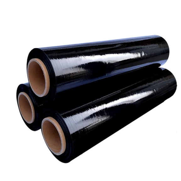 18-Inch 80 Size 1500 Feet 4 Rolls, High Strength Tray Wrapped Hand Stretch Shrink Film