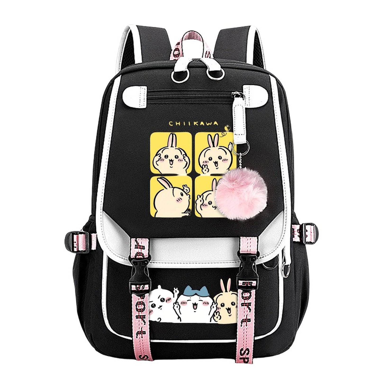 18 Inch Anime Chiikawa Backpack Cartoon Hachiware Bookbag Daypack ...