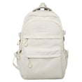 thumbnail image 1 of 18 Inch Anti Theft Slim Travel Laptop Backpack, Water Resistant Business Bag For Men And Women Fits 15 To 18 Inch Laptop And Notebook For Study Carry On (White), 1 of 2