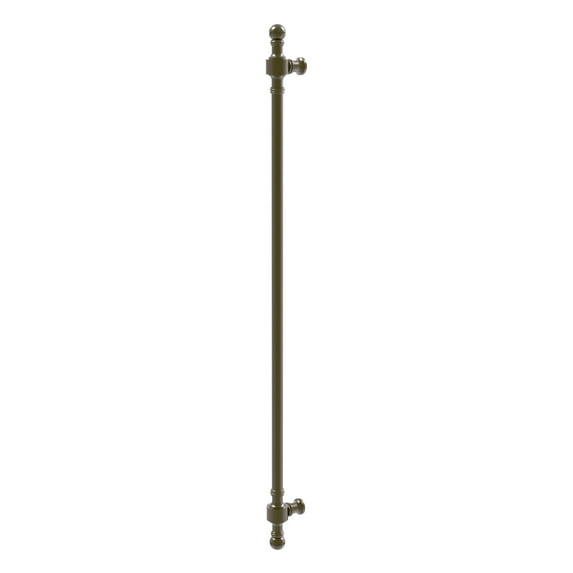18 Inch Beaded Refrigerator Pull - Antique Brass