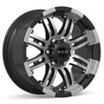 18 Inch Black Alloy Wheel Rim for GMC Canyon, RTX 82689 18x9 6x139.7