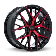 18 Inch Black Alloy Wheel Rim for Jeep Wrangler, RTX 83055 18x8 5x114.3 5Lug