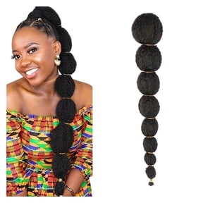 18 Inch Black Ponytail Hair Wig Soft Synthetic Extension for Natural Volume