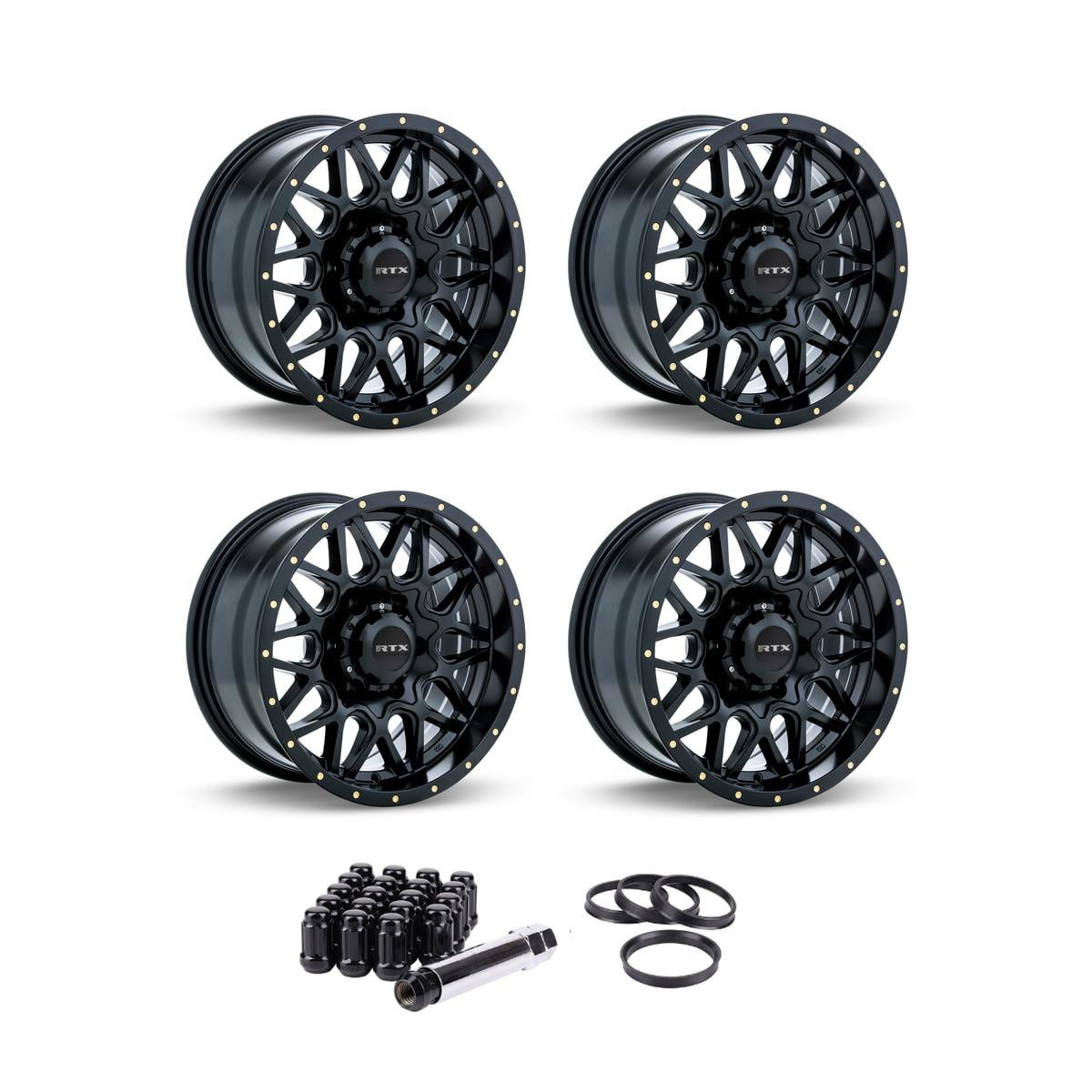 Gmc 18 Inch Rims 18 Inch Black Rims (Set of 4) for 1999-2024 GMC Sierra 1500, RTX 81874 ...