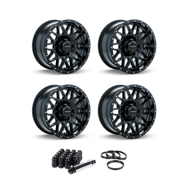 18 Inch Black Rims (Set of 4) for 2023 Nissan Titan XD, RTX 81874-CY