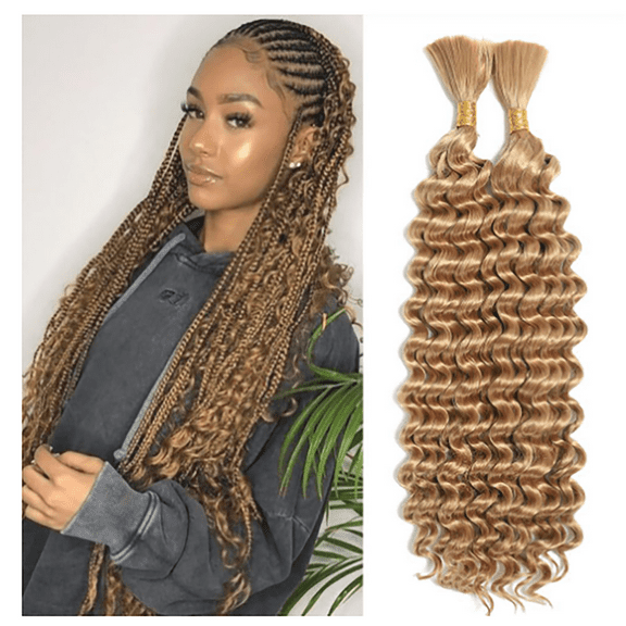 18 Inch Braiding Hair - Hair Extensions for Box Braids, Soft Weaving Hair, Virgin Remy Hair, Pre-Stretched, Pre-Looped, Full Head Coverage, Natural-Looking, Protective Hairstyles