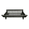thumbnail image 1 of 18 Inch Cast Iron Fireplace Grate for Fireplace Log and Holders, Home Improvement, and Hearth , Black, 1 of 5