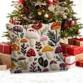 thumbnail image 1 of 18 Inch Christmas Short Lint Pillow Cover, Cute Embroidery Multicolor Throw Pillowcase, Soft Accent Cushion Cover for Sofa Bedroom Living Room, Festive Rustic Home Decoration for Holiday Season, 1 of 6