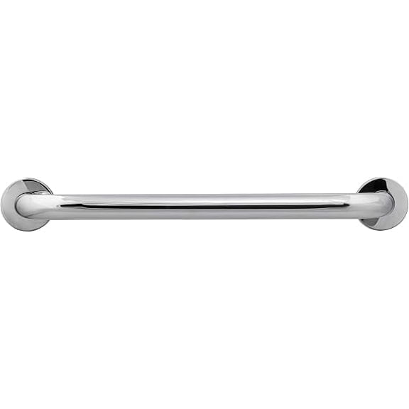 18-Inch Chrome Finish Stainless Steel Bathroom Grab Bar - Wall Mounted Hand Handle for Elderly or Handicapped, Concealed Screws for Enhanced Safety