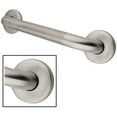 thumbnail image 1 of 18 Inch Concealed Flange Textured Ada Grab Bar - Stainless Steel, 1 of 1