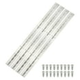 thumbnail image 1 of 18 Inch Continuous & Piano Hinges, 4Pcs Stainless Steel Continuous Hinge for Boat Cabinet Door Box Furniture Silver, 1 of 6