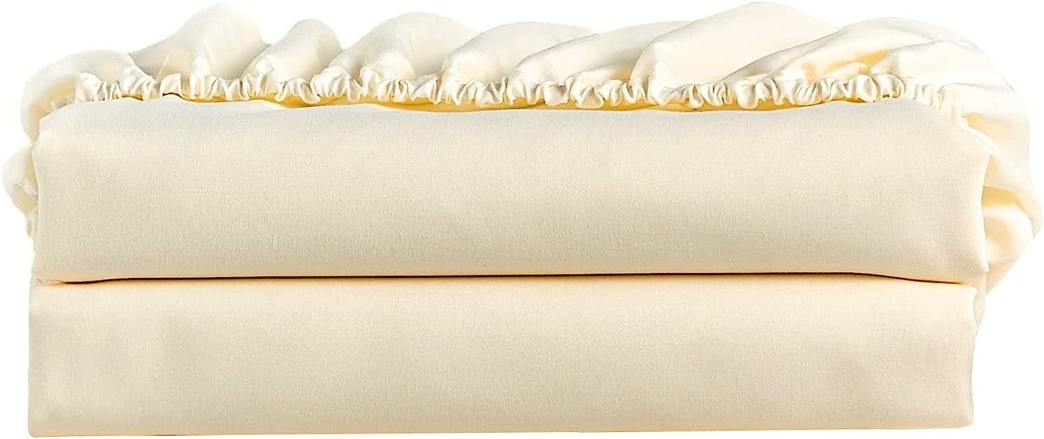 18" Inch Deep Pocket Olympic Queen Size Fitted Sheet 1 Piece 100