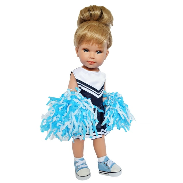18 Inch Doll Clothes Blue and White Cheerleader Outfit Fits 18 Inch