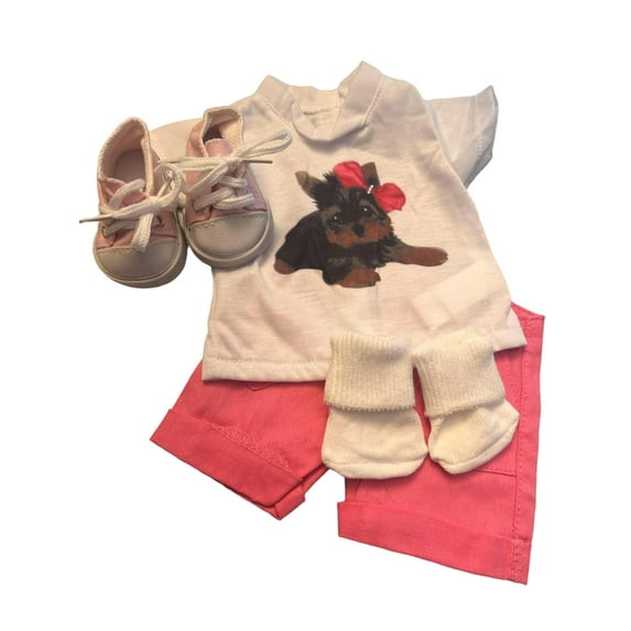 18 Inch Doll Clothes- Yorkie Shorts Set Fits 18 Inch Fashion Girl Dolls
