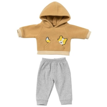 18 Inch Doll Hooded Thick Sweatshirt and Trousers Casual Outdoor Clothing Outfit | Doll NOT Included | Compatible with 18-inch American Girl Dolls