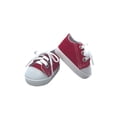 thumbnail image 1 of 18 Inch Doll Shoes- Red Canvas Sneakers Fits 18 Inch Kennedy and Friends Dolls and All Other 18 Inch Dolls, 1 of 3