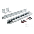 thumbnail image 1 of 18 Inch Drawer Slides 6 Pairs, Full Extension Steel Runners - Heavy Duty 100 Lbs Capacity, Soft-Close, Bottom Mount, Locking Mechanism, 1 of 7