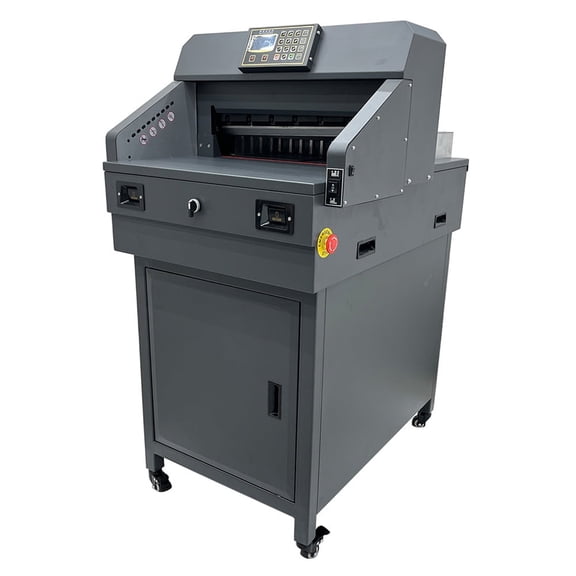 18 Inch Electric Numerical Control Paper Cutter Heavy-Duty Stack Guillotine Trimmer 1200W with Infrared