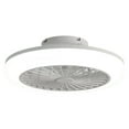 thumbnail image 1 of 18 Inch Enclosed Ceiling Fan with Light and Remote, Flush Mount Bladeless Low Profile Design for Bedroom Kitchen Dining Room, 1 of 9