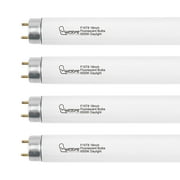18 Inch F15T8/DL Fluorescent Light Bulbs, 6500K Daylight, T8 15 Watts Replacement Tube, G13 Base - 4 Pack