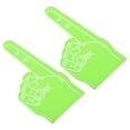 thumbnail image 1 of 18 Inch Foam Finger Number 1 DIY Blank Foam Hand Cheerleading for Athletics Sport Game Events, Green 2 Pack, 1 of 6