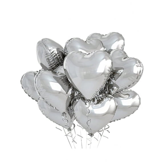 18 Inch Foil Heart Balloons For Wedding Birthday Proposal Party Decor