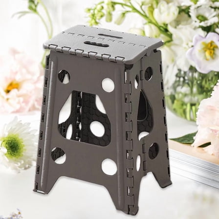 18 Inch Folding Step Stool 400 LBS Capacity Heavy Duty Step Stool (Blue)