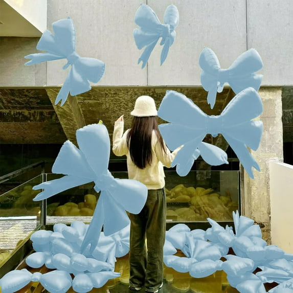 18 Inch Glitter Balloons for Parties - Large Transparent Reusable Polyester Film Balloons, Decorative for Birthday Wedding Christmas Thanksgiving Holiday Decorations