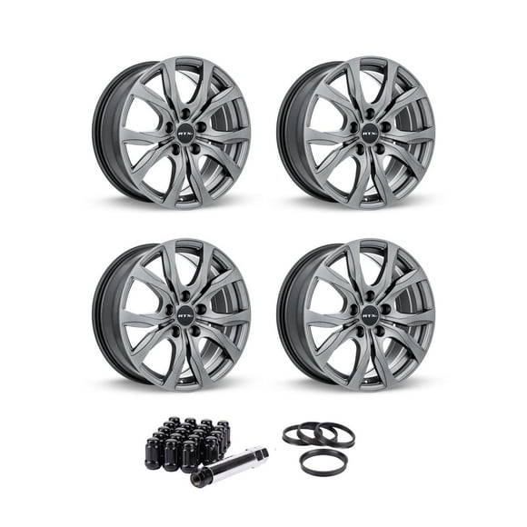 18 Inch Granite Rims (Set of 4) for 2023-2024 Jeep Grand Cherokee, RTX 82223-AC