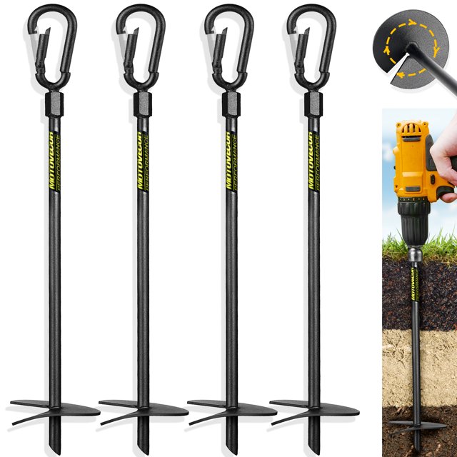 18 Inch Ground Anchor, Shed Anchor Kit Greenhouse Tie Down Ground