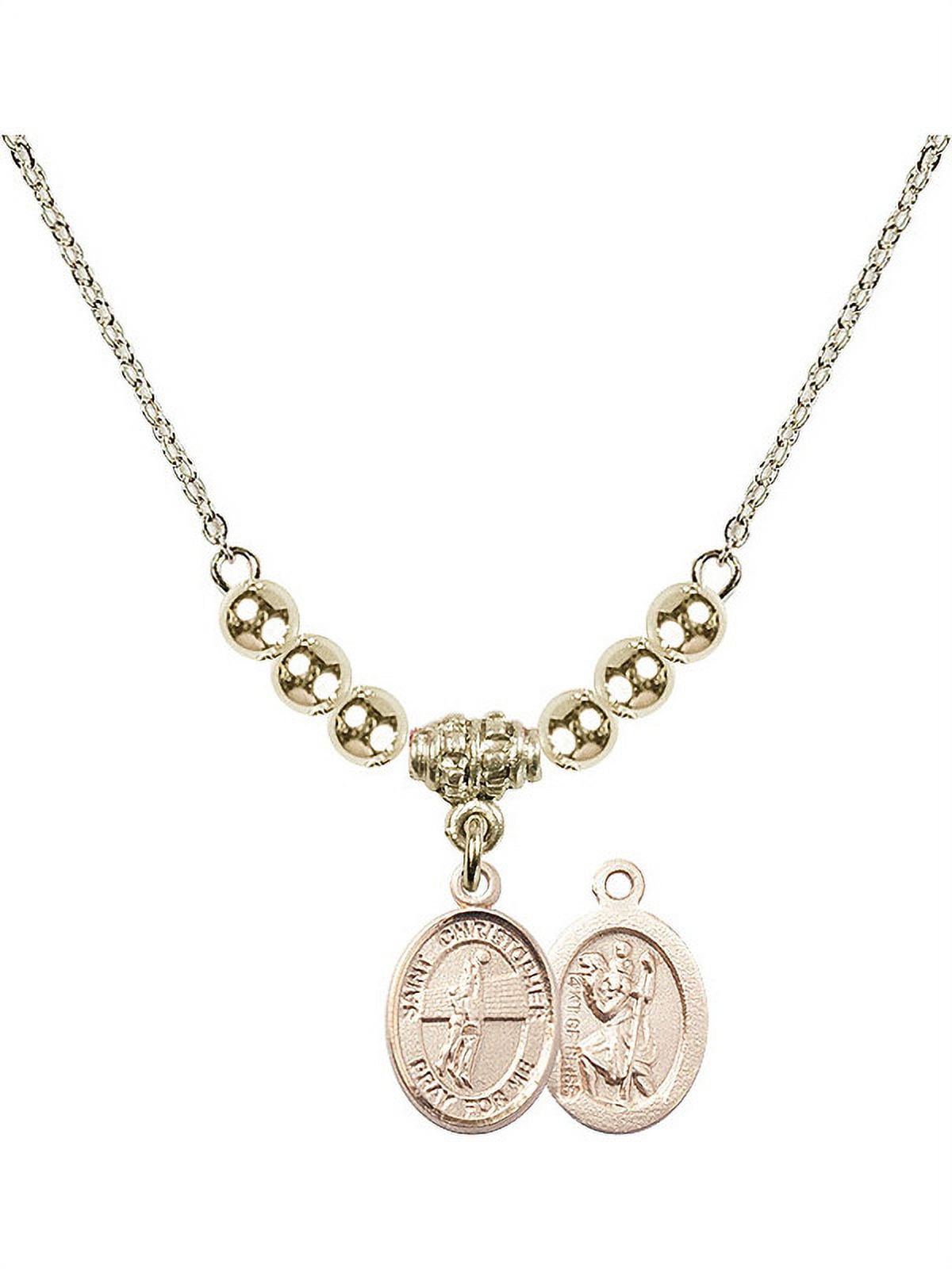 316 Stainless Steel Saint Barbara Medallion Necklace Silver Color Pendant  Men Catholic Religion Necklaces Jewelry Santa Bárbara