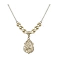 thumbnail image 1 of 18-Inch Hamilton Gold Plated Necklace with 6mm Gold Filled Beads and Saint Gerard Charm, 1 of 1