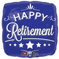 thumbnail image 1 of 18-Inch Happy Square Retirement Blue Balloon, 1 of 1