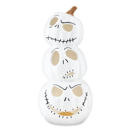 18-Inch Jack Stack Pumpkin White Color Halloween Decoration The Nightmare Before Christmas price history and forecast - Disney W38650