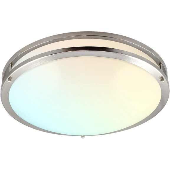 18 Inch LED Flush Mount Ceiling Light, CCT Color Temperature Selectable 2700K