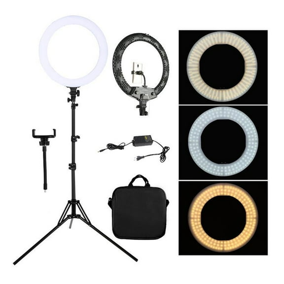 18 Inch LED Ring Light With Tripod Dimmable Photographic Lighting Studio Video Light For Makeup Live ,Easy to Use