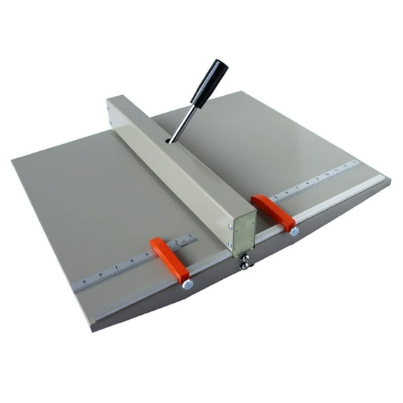18 Inch Manual Scoring Creasing Machine Paper Scorer Creaser with 2 Magnetic Block for Files Photos Menus Book