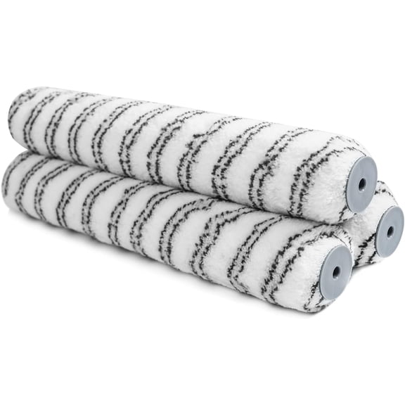 18 Inch Paint Roller Covers- 18" Paint Roller Sleeves, 3/4"Nap Large Paint Roller Covers for Home Renovation, Wall, Celling, Floor (Pack of 3, Nylon, 1.75" Core Dia)$$Tools & Hardware Other